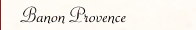 Banon Provence
